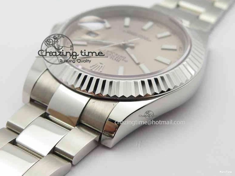 MiroTime 1221 DateJust II 41mm SS BP Maker Best Edition Gray Dial On SS Bracelet SA Trendsetting 3736